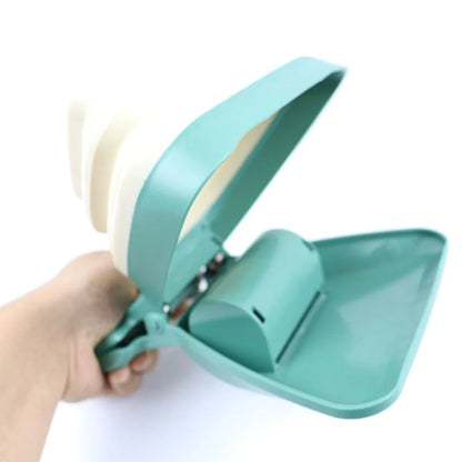 Dog Pet Shovel Travel Foldable Poop Collector with 1 Roll